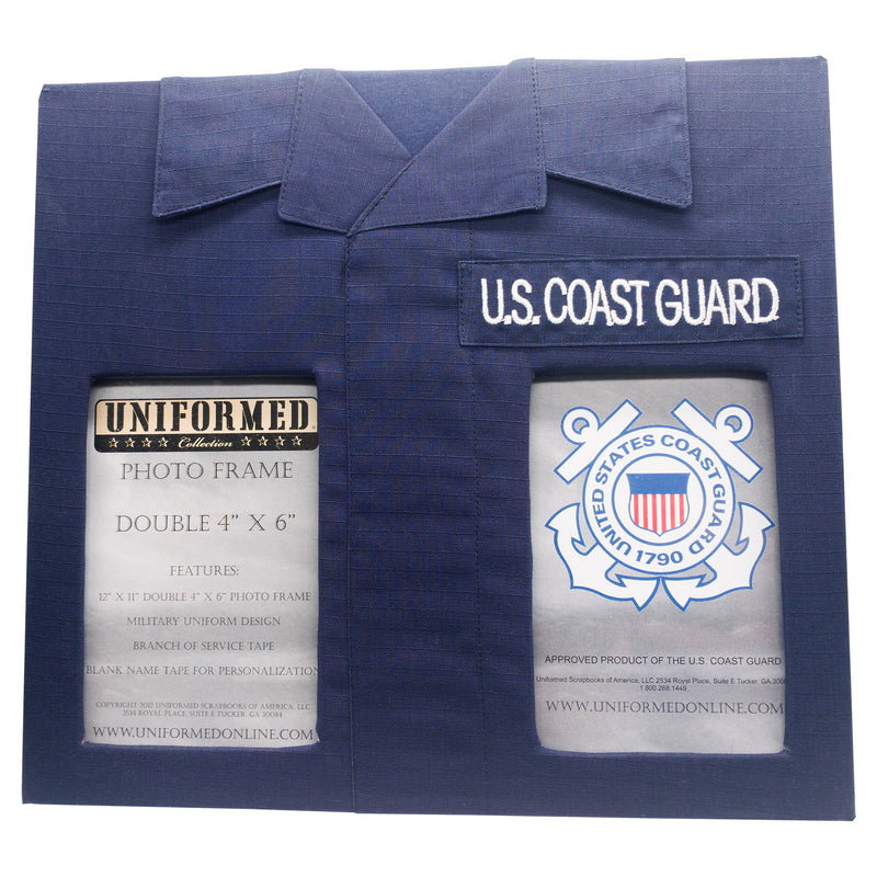 COAST GUARD DOUBLE PICTURE FRAME - UNIFORMED®