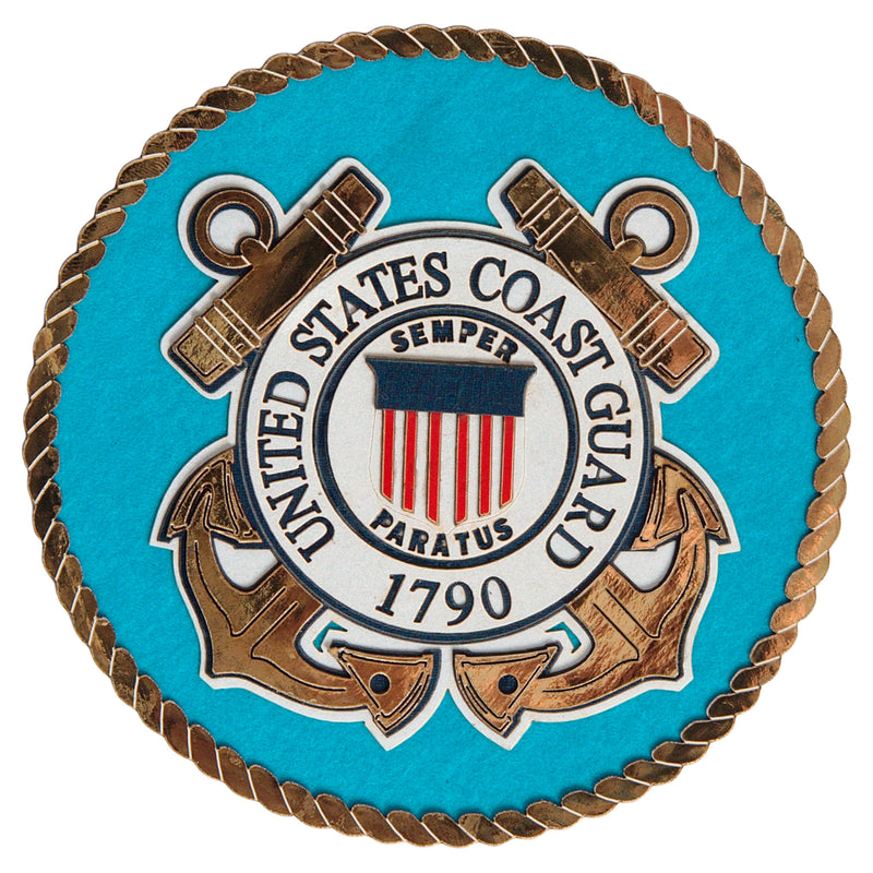 Coast Guard Emblem Die Cut - UNIFORMED®