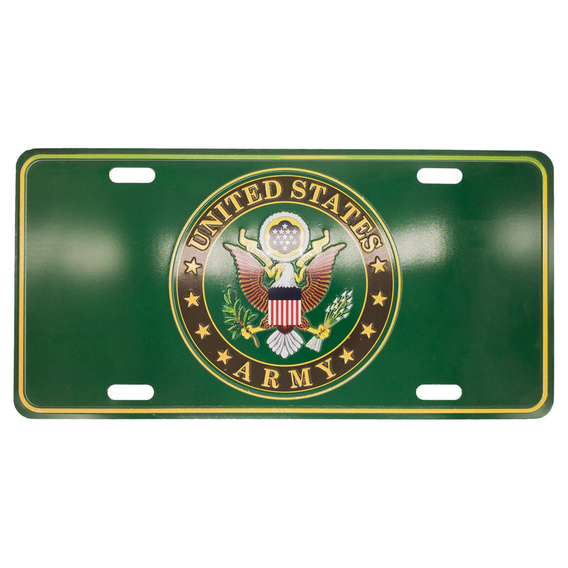 U.S. Army 12 x 6 (.7mm) Emblem License Plate - UNIFORMED®